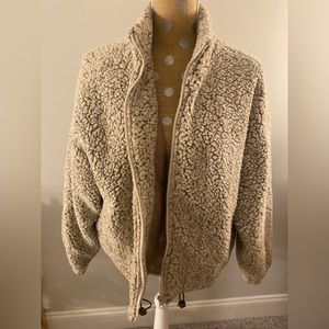 Warm fuzzy winter coat, perfect condition